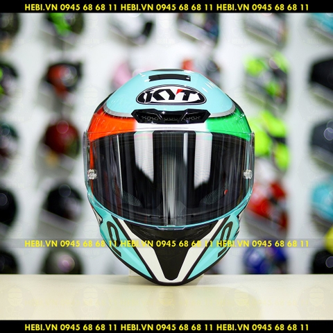 Mũ Fullface KYT TT Course Xanh Ngọc Leopard FREESHIP