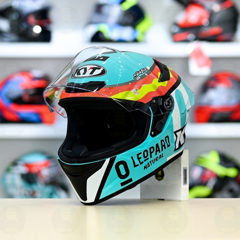 Mũ Fullface KYT TT Course Leopard Spain FREESHIP