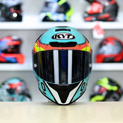 Mũ Fullface KYT TT Course Leopard Spain FREESHIP