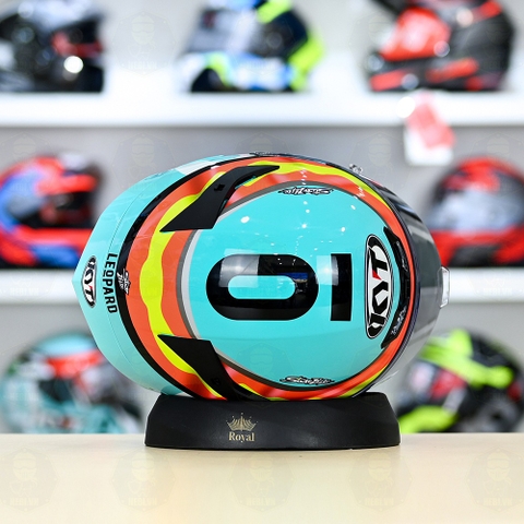 Mũ Fullface KYT TT Course Leopard Spain FREESHIP