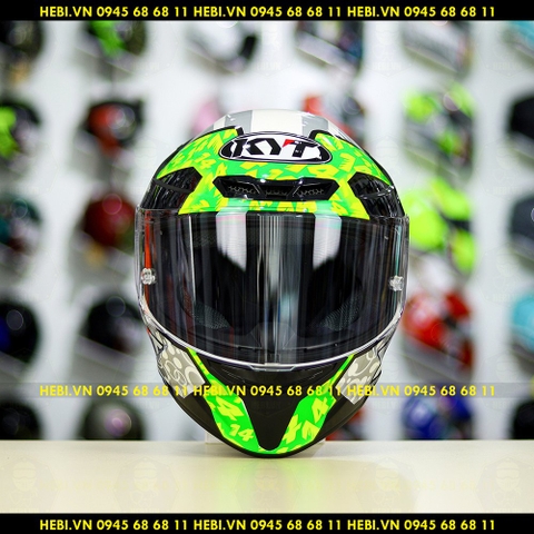 Mũ Fullface KYT TT Course Camo Xanh Trắng FREESHIP