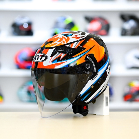 Nón 3/4 2 kính KYT VENOM Basani - FREESHIP