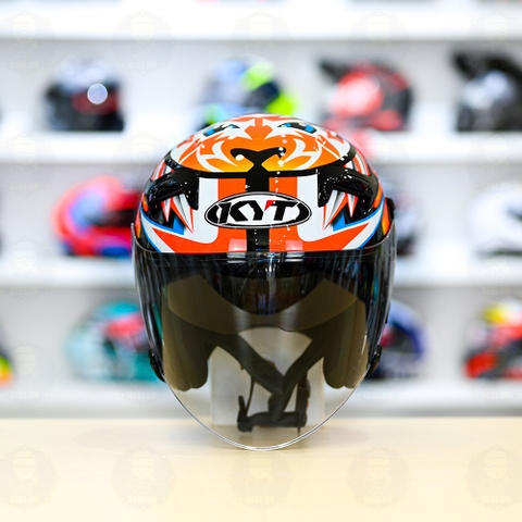 Nón 3/4 2 kính KYT VENOM Basani - FREESHIP