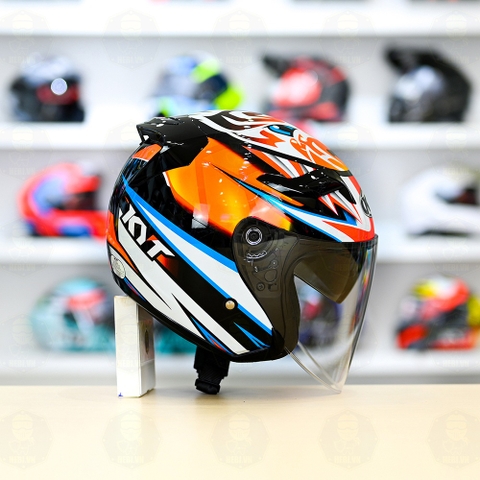 Nón 3/4 2 kính KYT VENOM Basani - FREESHIP