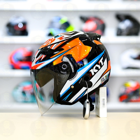 Nón 3/4 2 kính KYT VENOM Basani - FREESHIP