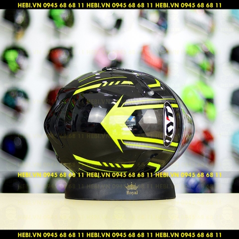 Nón 3/4 2 kính KYT VENOM Arrow - FREESHIP