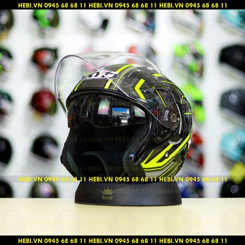 Nón 3/4 2 kính KYT VENOM Arrow - FREESHIP