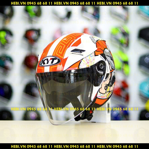 Nón 3/4 2 kính KYT VENOM Corsi - FREESHIP