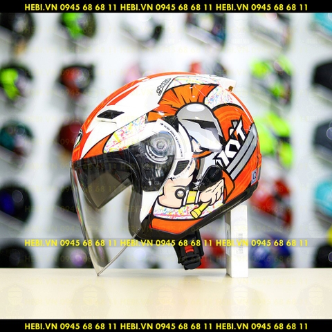 Nón 3/4 2 kính KYT VENOM Corsi - FREESHIP