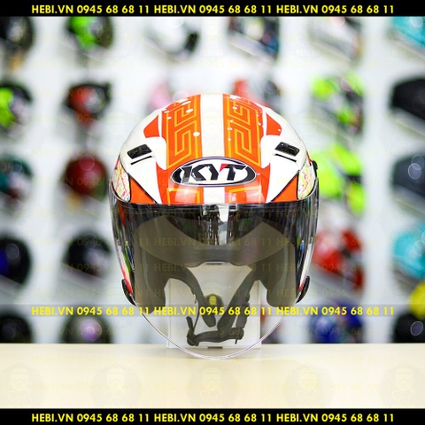 Nón 3/4 2 kính KYT VENOM Corsi - FREESHIP