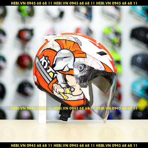 Nón 3/4 2 kính KYT VENOM Corsi - FREESHIP