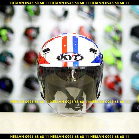 Nón 3/4 2 kính KYT VENOM Start - FREESHIP