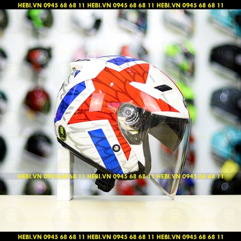 Nón 3/4 2 kính KYT VENOM Start - FREESHIP