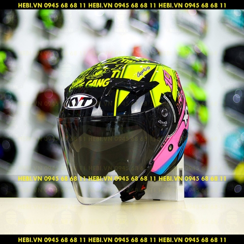 Nón 3/4 2 kính KYT VENOM Thitipong - FREESHIP