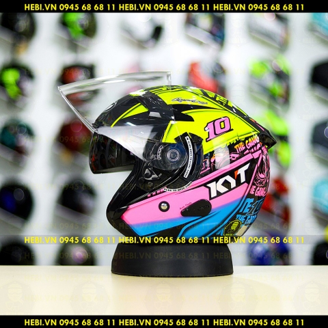 Nón 3/4 2 kính KYT VENOM Thitipong - FREESHIP
