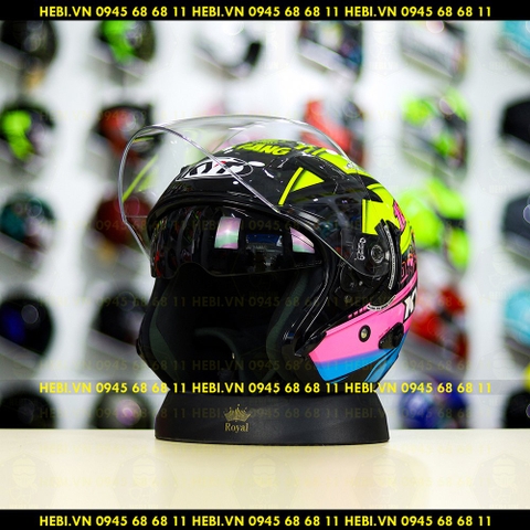 Nón 3/4 2 kính KYT VENOM Thitipong - FREESHIP