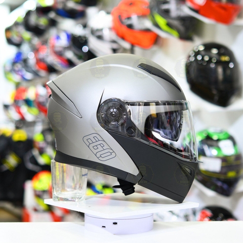 Mũ Lật Hàm EGO E9 Xám Nhám FREESHIP