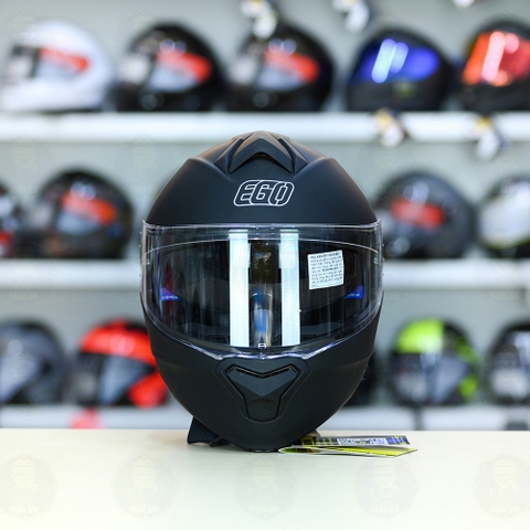 Mũ Lật Hàm EGO E91 Đen Nhám FREESHIP