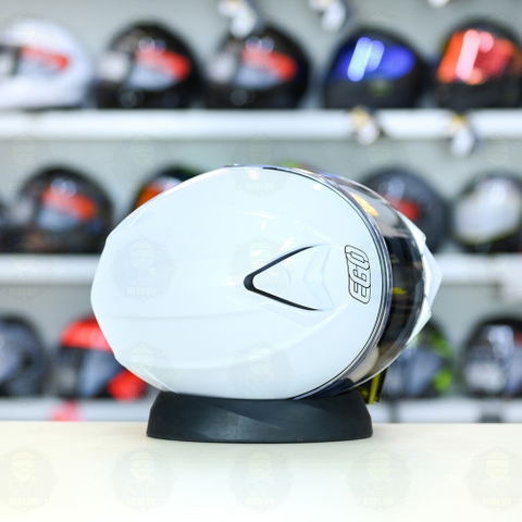 Mũ Lật Hàm EGO E91 Trắng Bóng FREESHIP