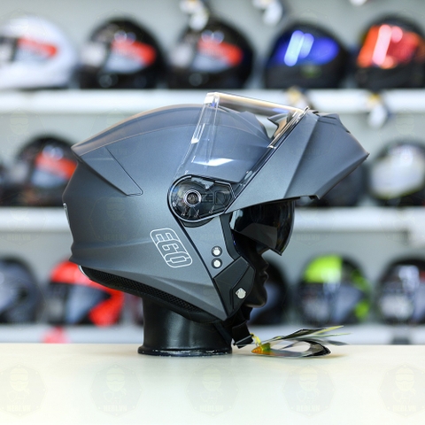 Mũ Lật Hàm EGO E91 Xám Titanium FREESHIP