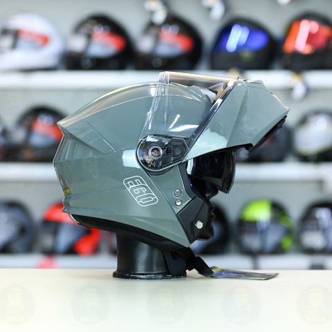 Mũ Lật Hàm EGO E91 Xi Măng Bóng FREESHIP