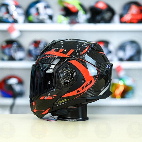 Mũ lật hàm LS2 AdvantX FF901 Carbon