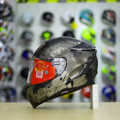 Mũ Fullface LS2 FF327 Challenger FLEX Đen Nhám FREESHIP