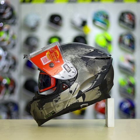 Mũ Fullface LS2 FF327 Challenger FLEX Đen Nhám FREESHIP