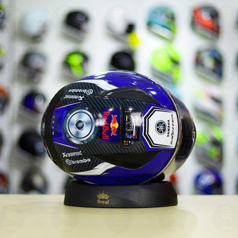 Mũ LS2 FF353 Đen Bóng + Dán Tem Decal Yamaha EXCITER Xanh GP FREESHIP