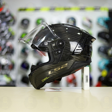 Mũ fullface LS2 FF805 CARBON FULL Bóng RACER + Tặng Kính Đen + Pinlock + Tearoff FREESHIP