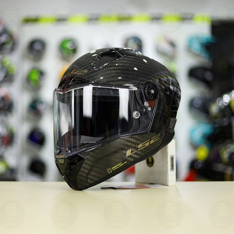 Mũ fullface LS2 FF805 CARBON FULL Bóng RACER + Tặng Kính Đen + Pinlock + Tearoff FREESHIP