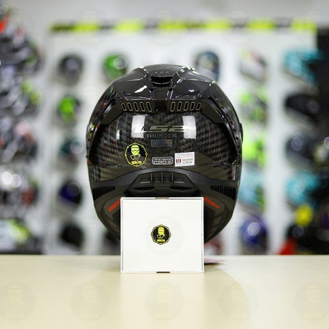 Mũ fullface LS2 FF805 CARBON FULL Bóng RACER + Tặng Kính Đen + Pinlock + Tearoff FREESHIP