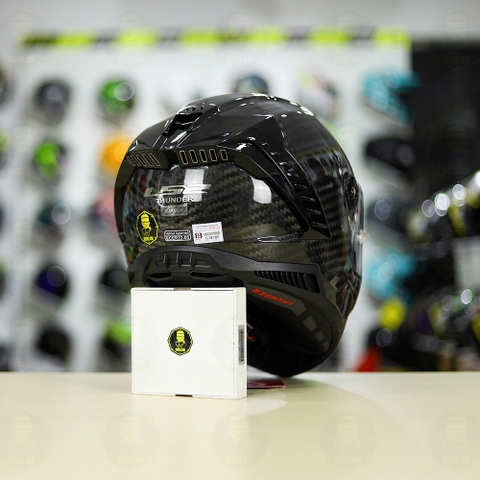 Mũ fullface LS2 FF805 CARBON FULL Bóng RACER + Tặng Kính Đen + Pinlock + Tearoff FREESHIP