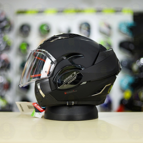 Mũ lật hàm LS2 FF900 Valiant II Đen Nhám Lật Hàm FREESHIP