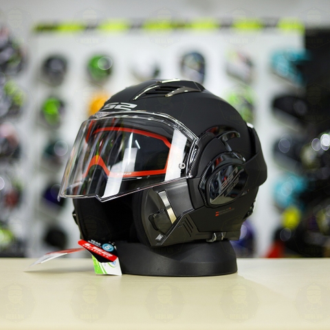 Mũ lật hàm LS2 FF900 Valiant II Đen Nhám Lật Hàm FREESHIP