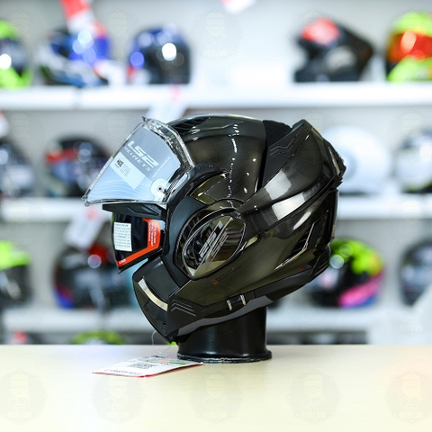 Mũ lật hàm LS2 FF900 Valiant II Xám Xước Bóng Orbit Lật Hàm FREESHIP