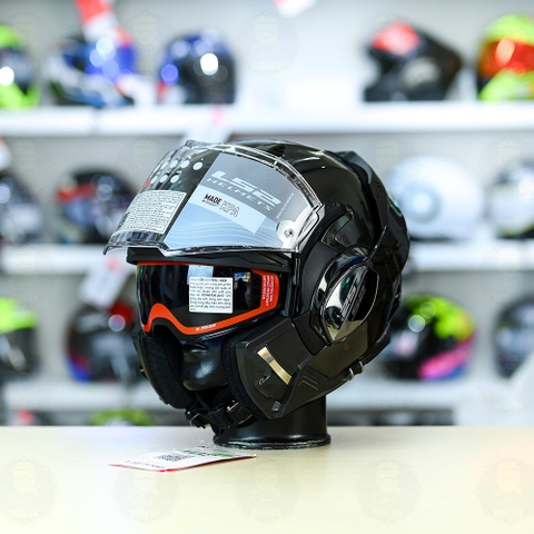 Mũ lật hàm LS2 FF900 Valiant II Xám Xước Bóng Orbit Lật Hàm FREESHIP