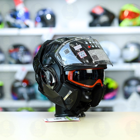 Mũ lật hàm LS2 FF900 Valiant II Xám Xước Bóng Orbit Lật Hàm FREESHIP