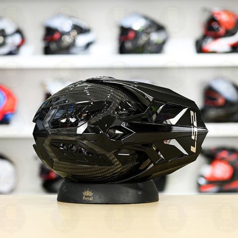 Mũ Dual Sport LS2 MX701 Sợi CARBON Solid FREESHIP