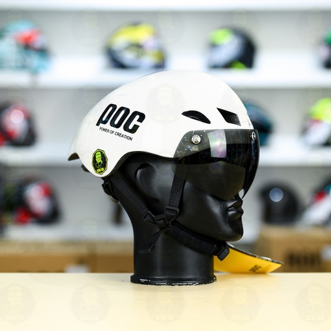 Nón Thể Thao POC P01 Trắng Bóng  FREESHIP