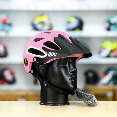 Nón Thể Thao POC P07 Hồng Bóng  Freesize FREESHIP