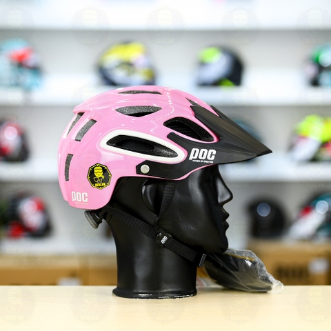 Nón Thể Thao POC P07 Hồng Bóng  Freesize FREESHIP