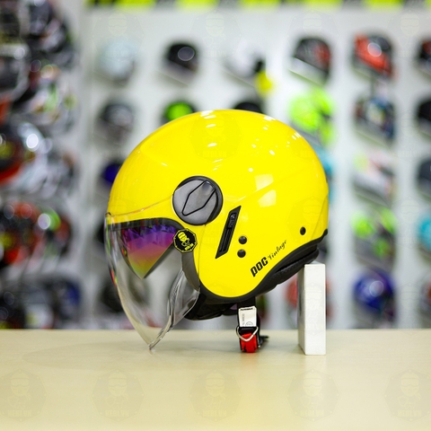 Nón 3/4 POC CITY Vàng Bóng FREESHIP