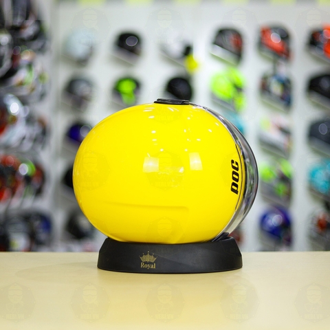 Nón 3/4 POC CITY Vàng Bóng FREESHIP