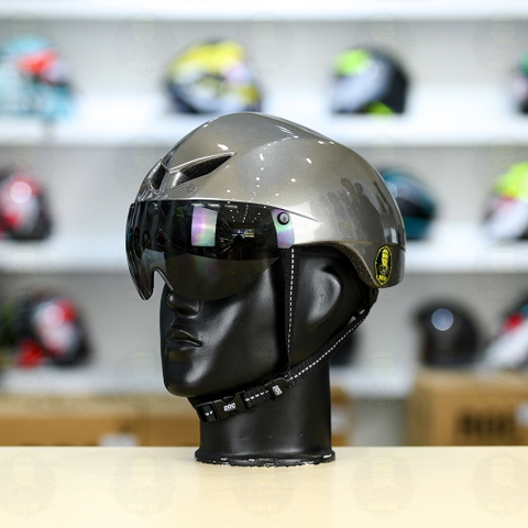 Nón POC Falcon Xám Titanium Bóng FREESHIP