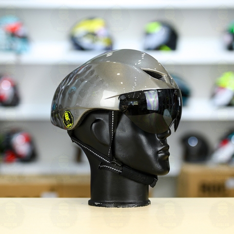 Nón POC Falcon Xám Titanium Bóng FREESHIP