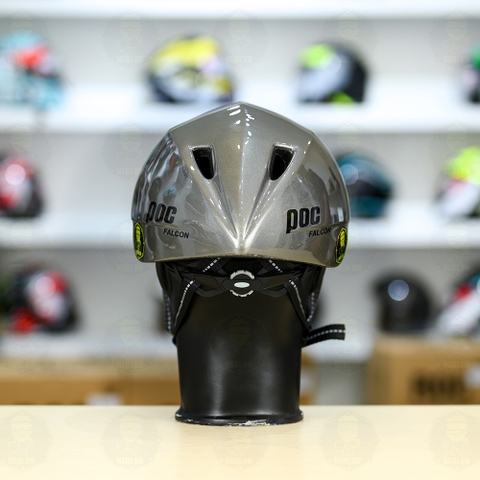 Nón POC Falcon Xám Titanium Bóng FREESHIP