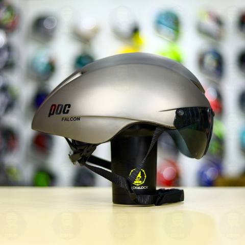 Poc Falcon Xám Titanium nhám Freesize FREESHIP