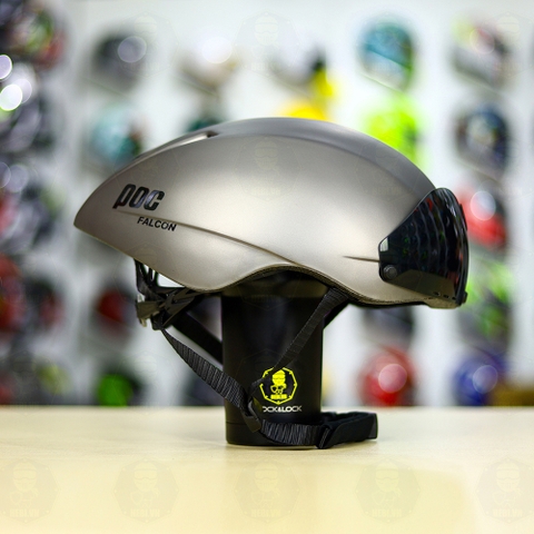 Poc Falcon Xám Titanium nhám Freesize FREESHIP