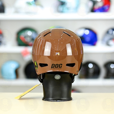 Nón Bảo Hiểm POC P05 Freesize FREESHIP - Nâu Bóng